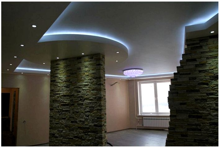 Как сделать натяжной потолок с подсветкойнатяжной