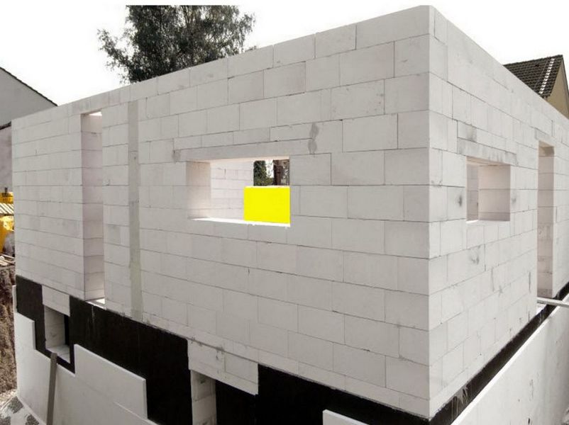Блоки з ніздрюватого бетону, підібрані відповідно до параметрів стіни