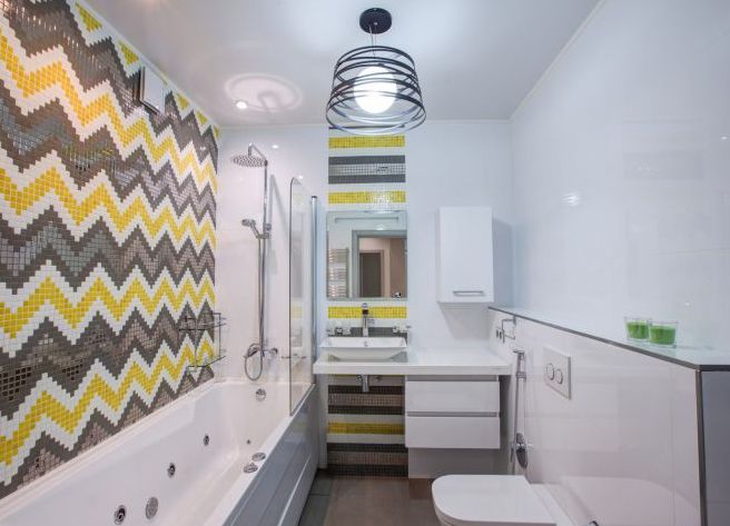 Украсить свою ванную комнату с помощью натяжного потолка